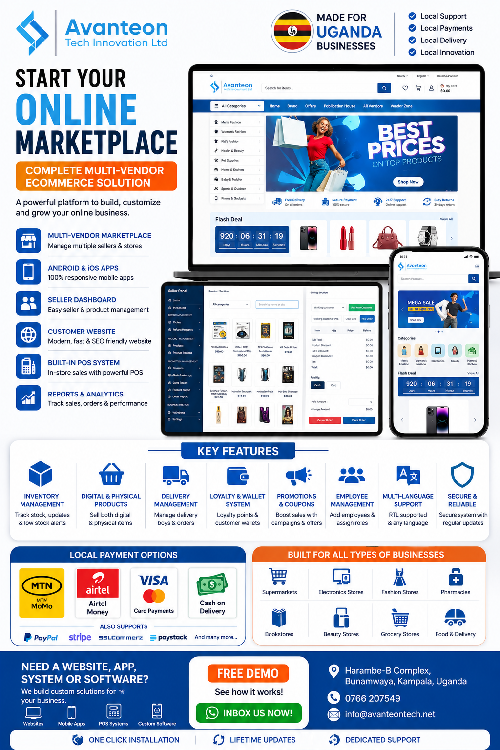 A Powerful Multi-Vendor eCommerce Platform!